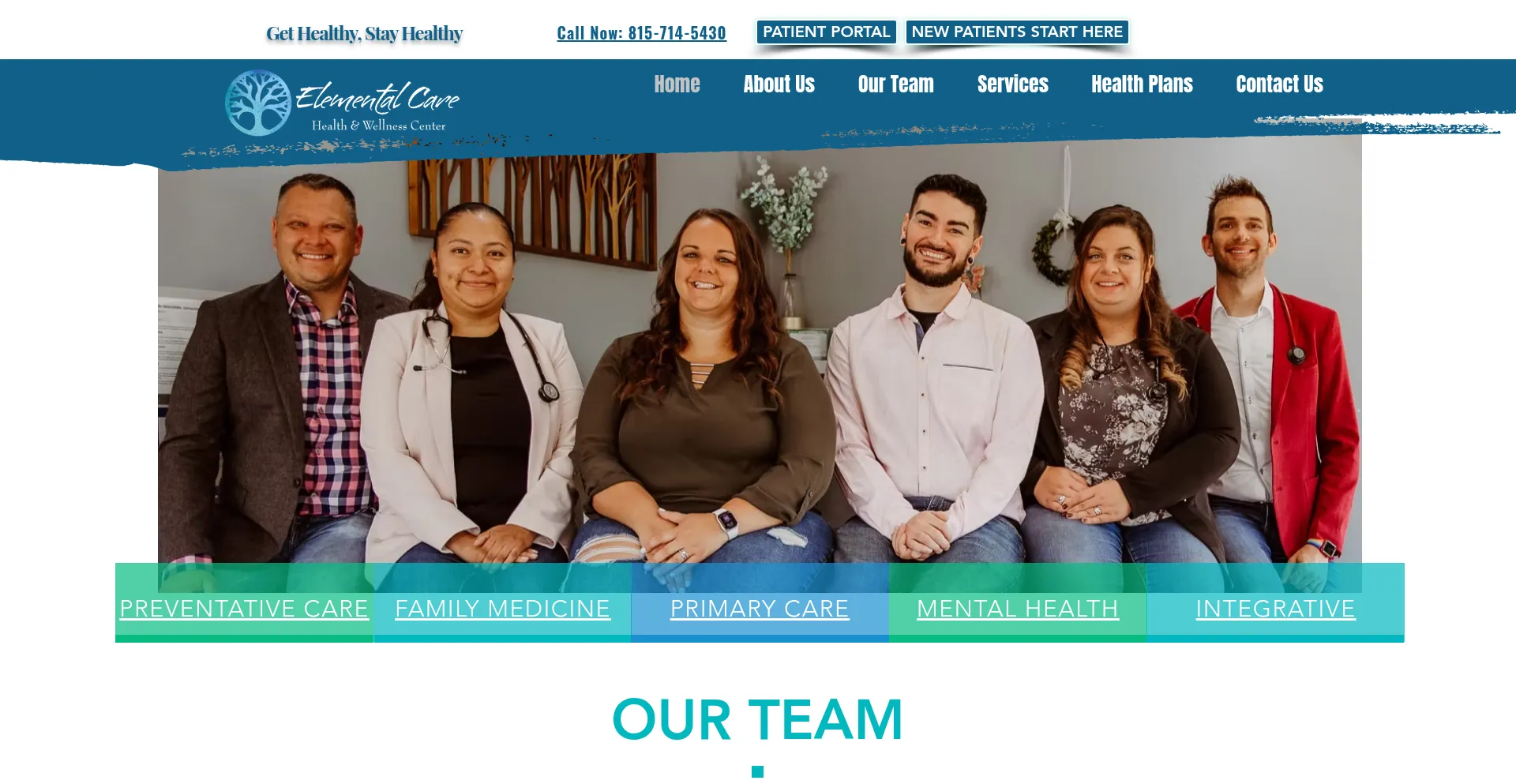 Website screenshot of Echawc.com