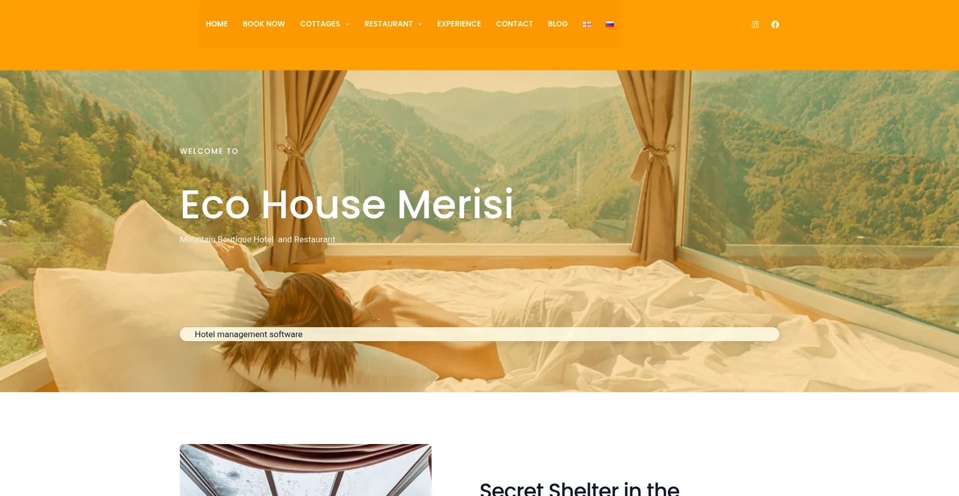 Website screenshot of Ecohousemerisi.com