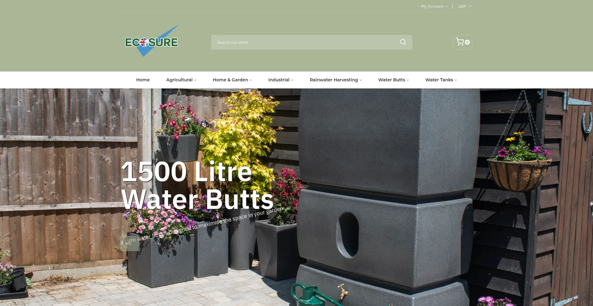 Ecosure.co.uk Screenshot