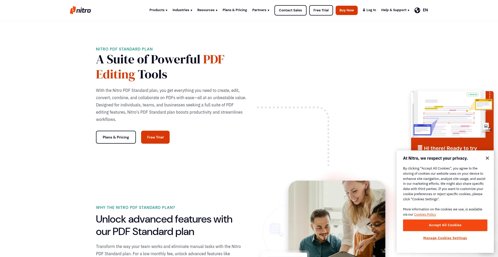 Website screenshot of Editpdf.com