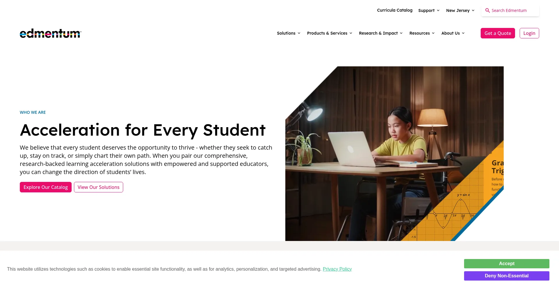 Edmentum.com Screenshot