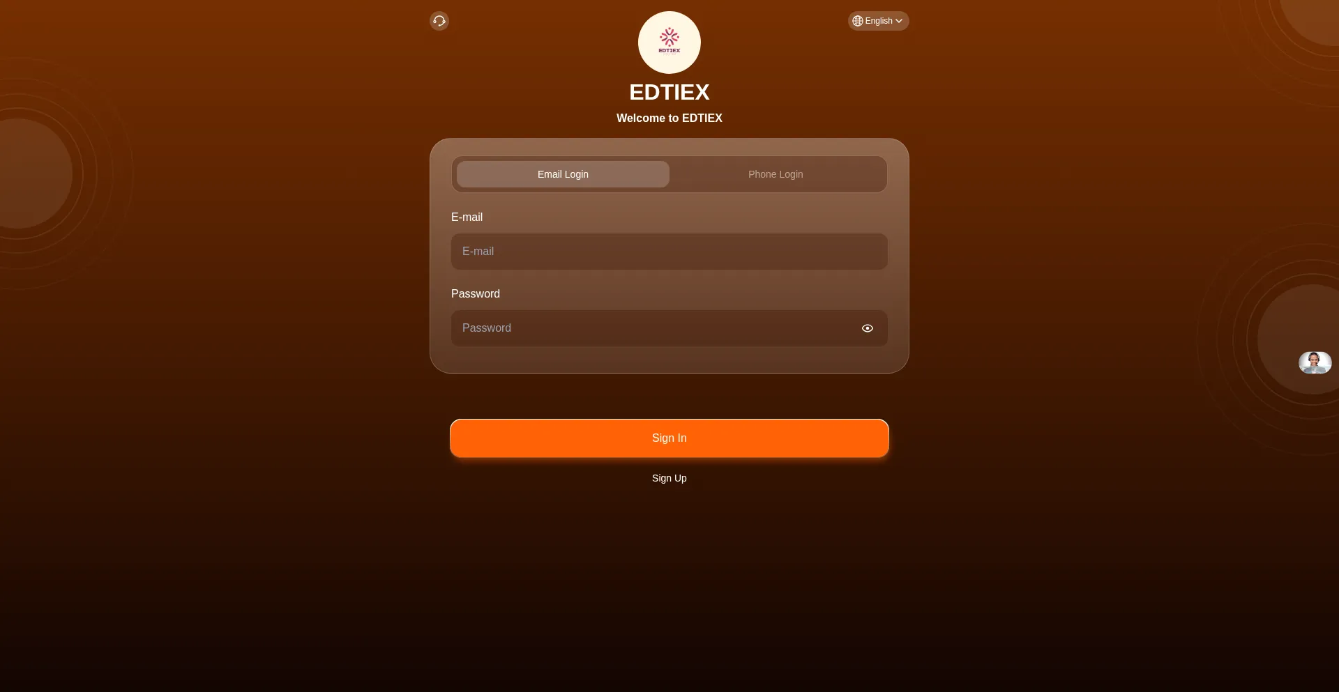 Website screenshot of Edtiex.com
