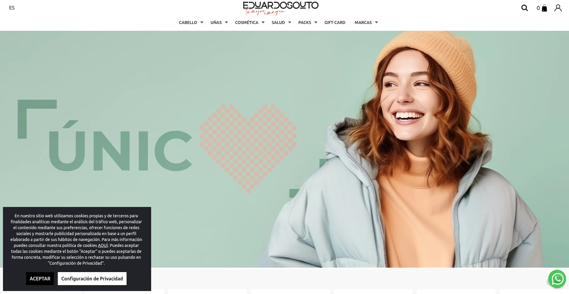 Website screenshot of Eduardosouto.com