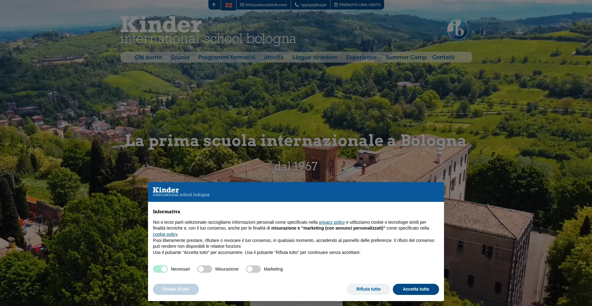 Website screenshot of Educationk.com
