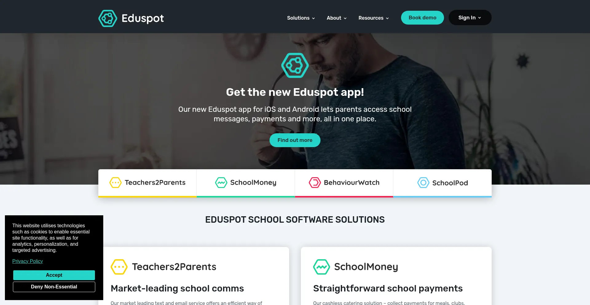 Eduspot.co.uk Screenshot