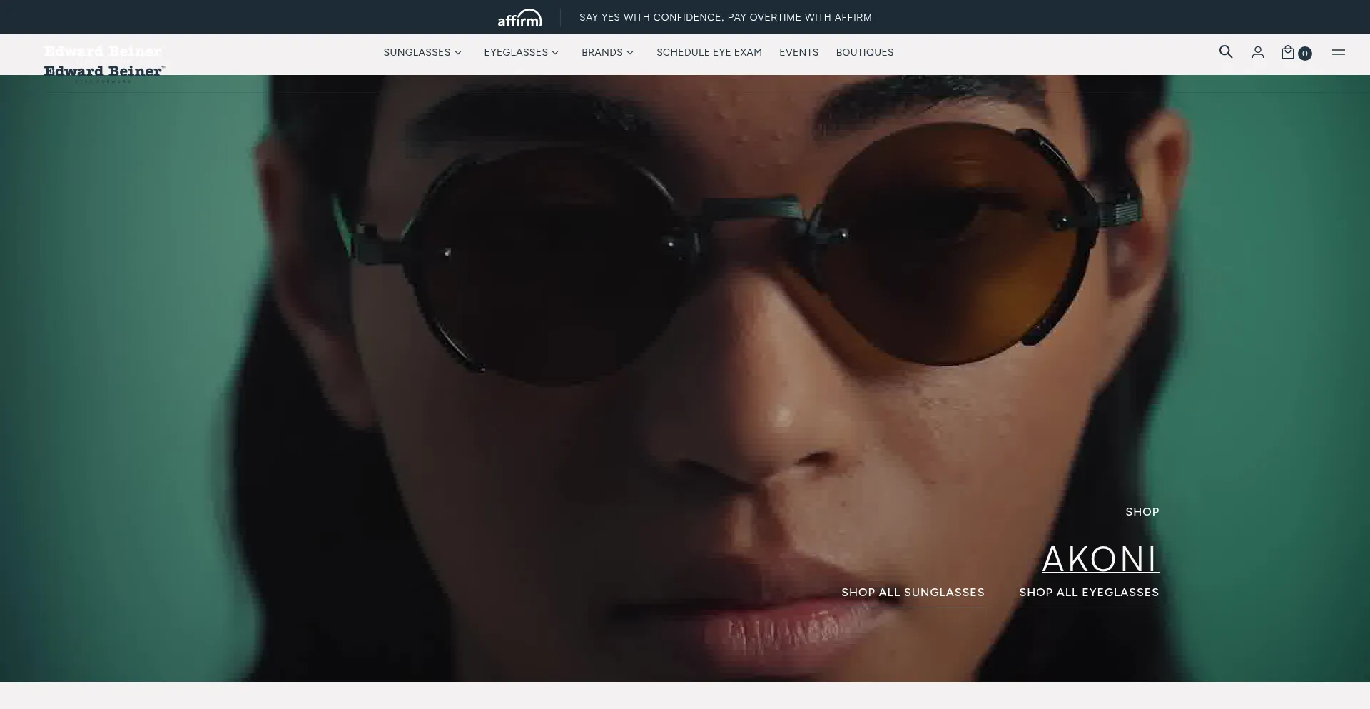 Website screenshot of Edwardbeiner.com