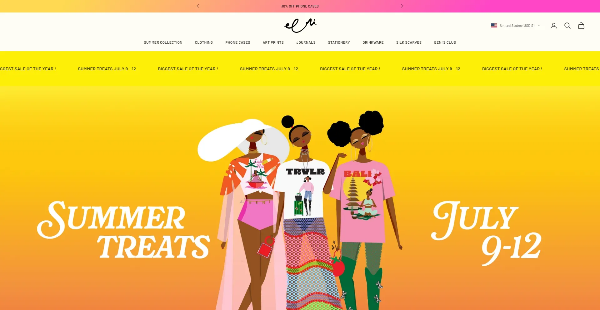 Website screenshot of Eeni-edit.com