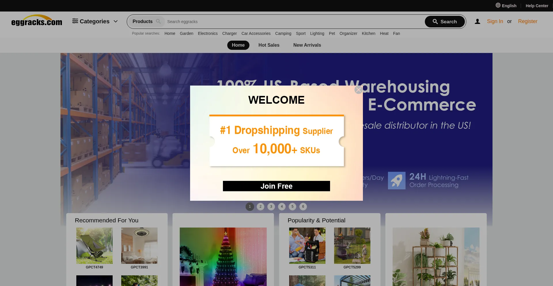 Eggracks.com Screenshot