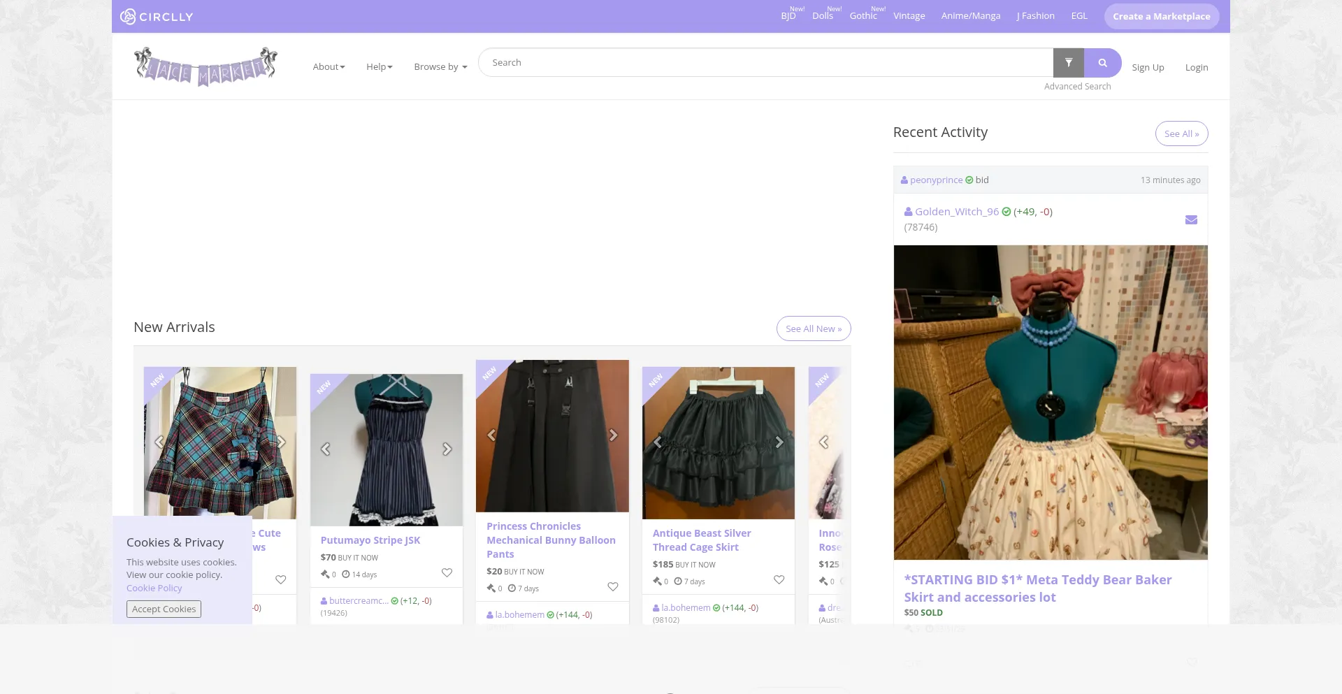 Website screenshot of Egl.circlly.com