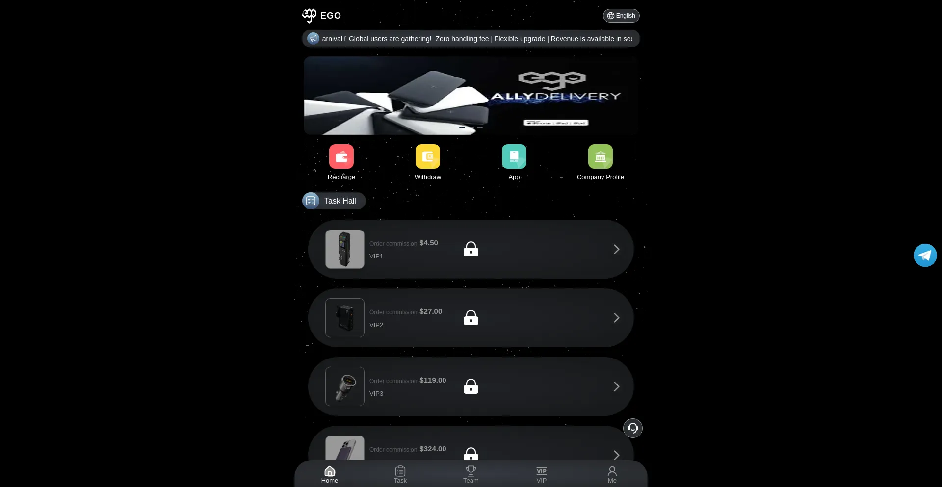 Website screenshot of Egoshop.top