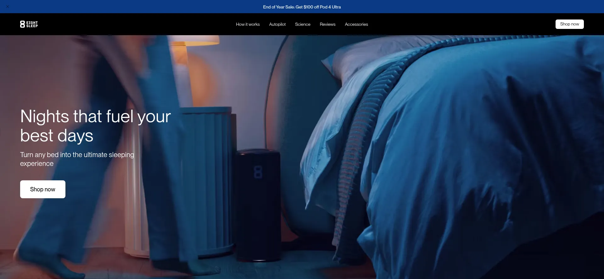 Eightsleep.com Screenshot