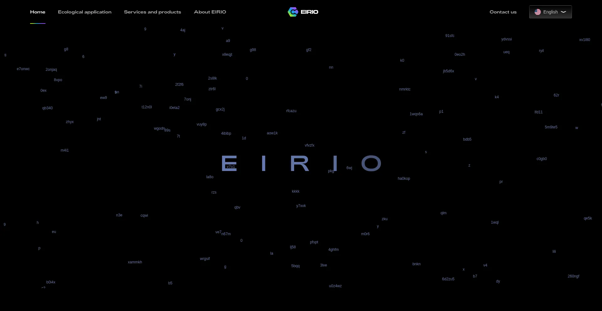 Website screenshot of Eirio.vip