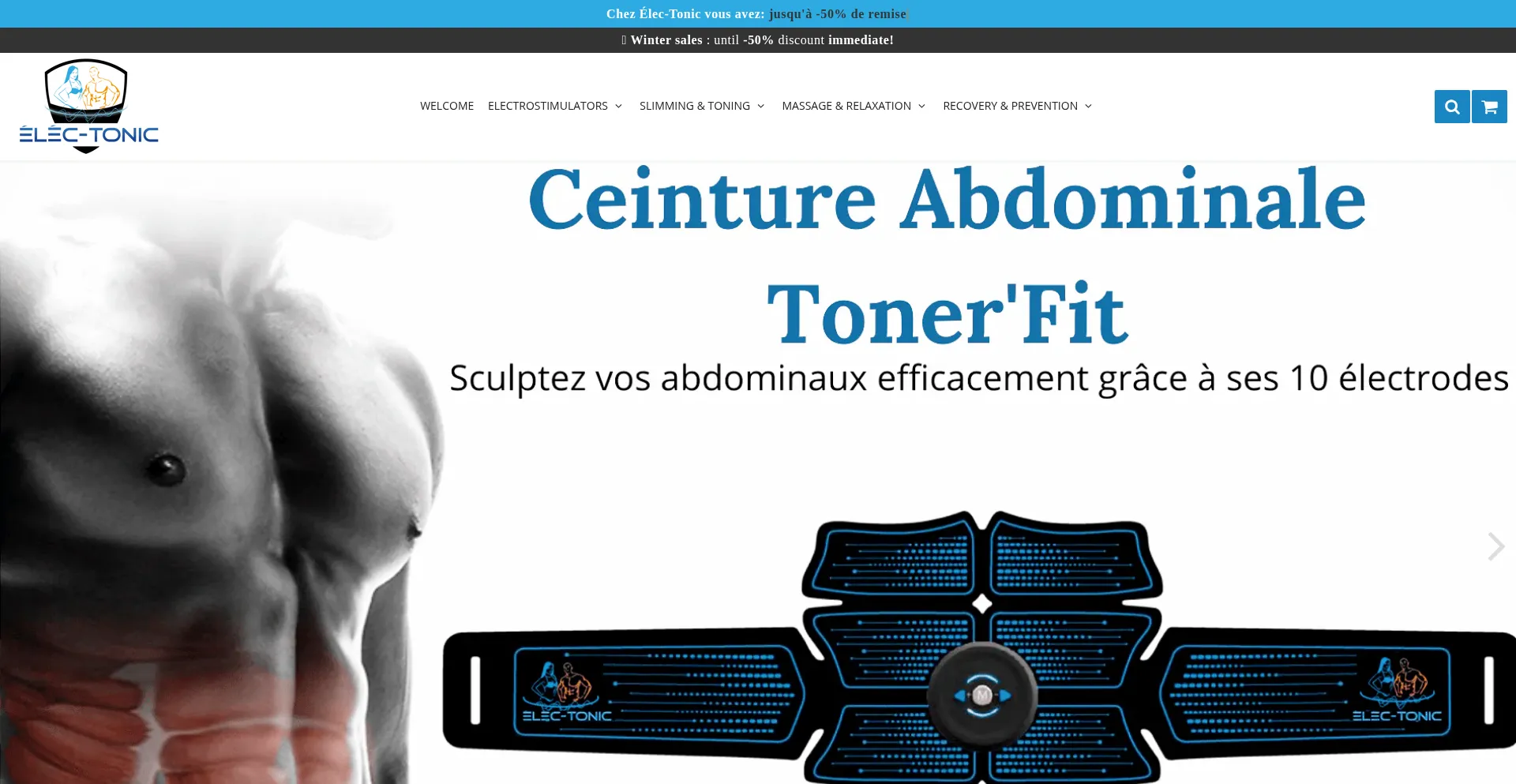 Website screenshot of Elec-tonic.com