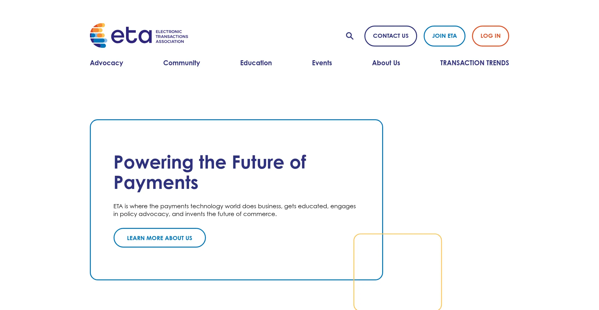 Website screenshot of Electran.org
