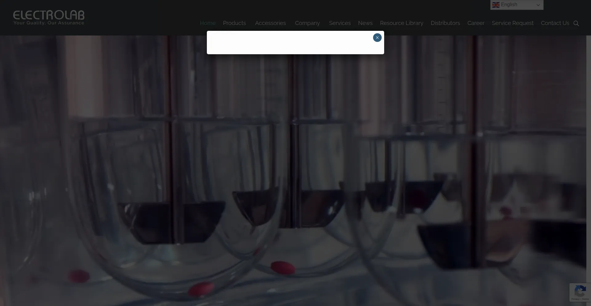 Website screenshot of Electrolabgroup.com