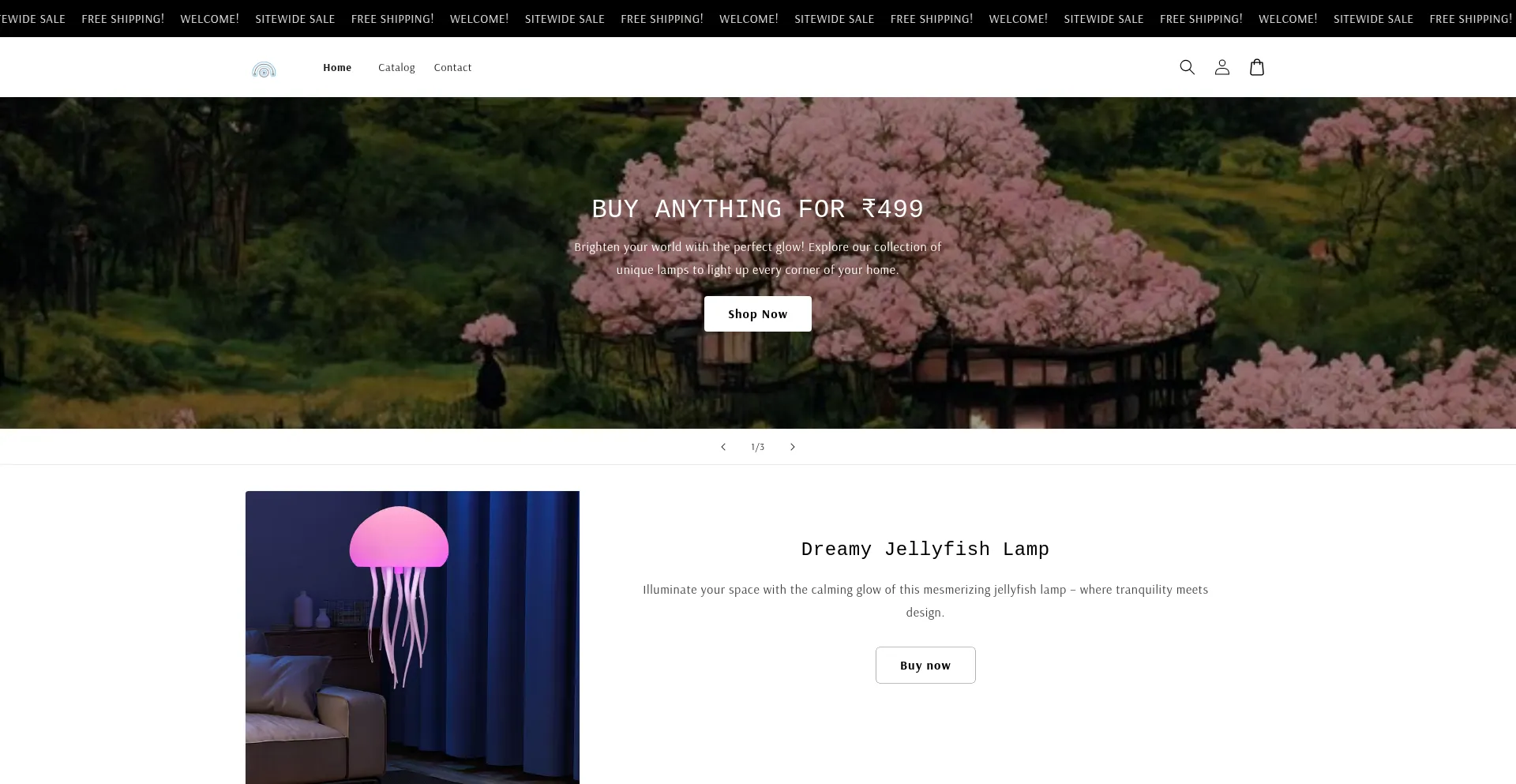 Website screenshot of Electronofox.store