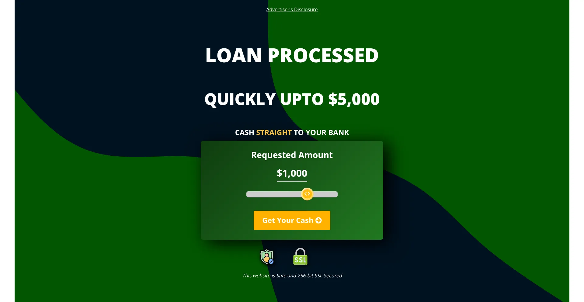 Website screenshot of Elevenloan.com