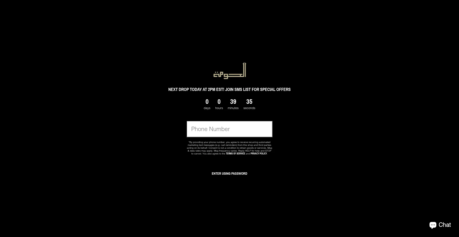 Website screenshot of Elhouma.pscrpt.io