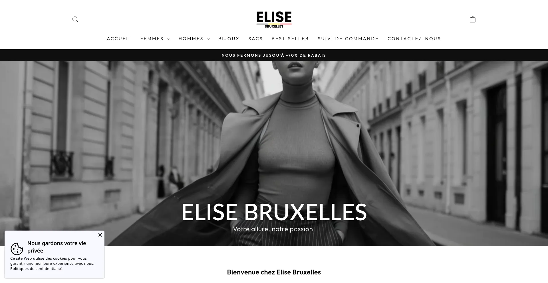 Elise-bruxelles.com Screenshot