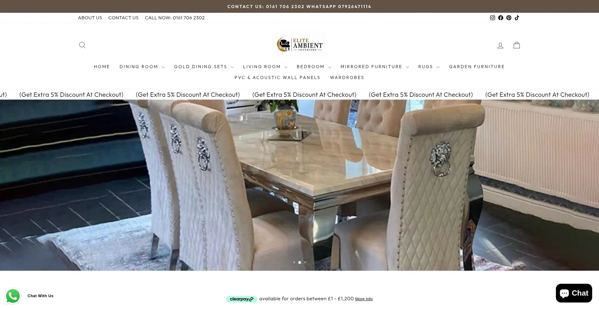 Eliteambientinteriors.co.uk Screenshot