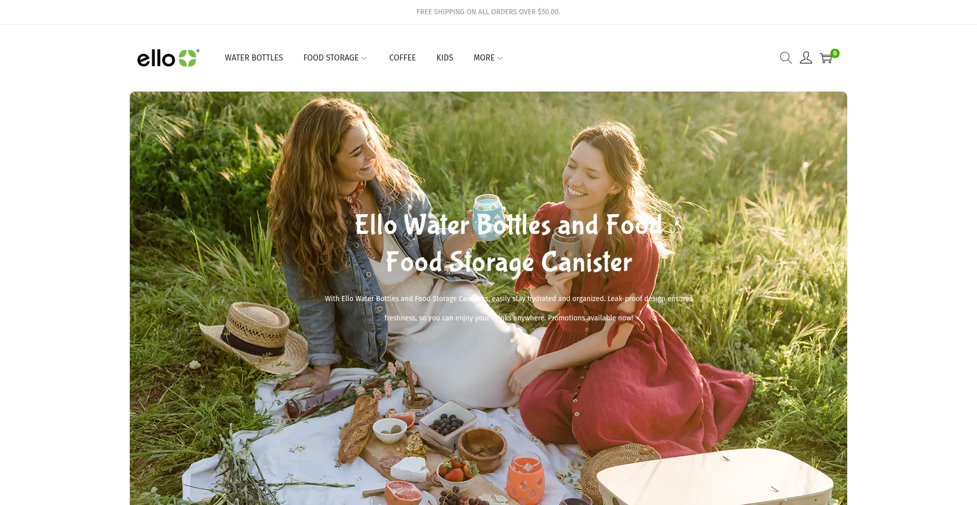 Ellofoodstorage.com Screenshot