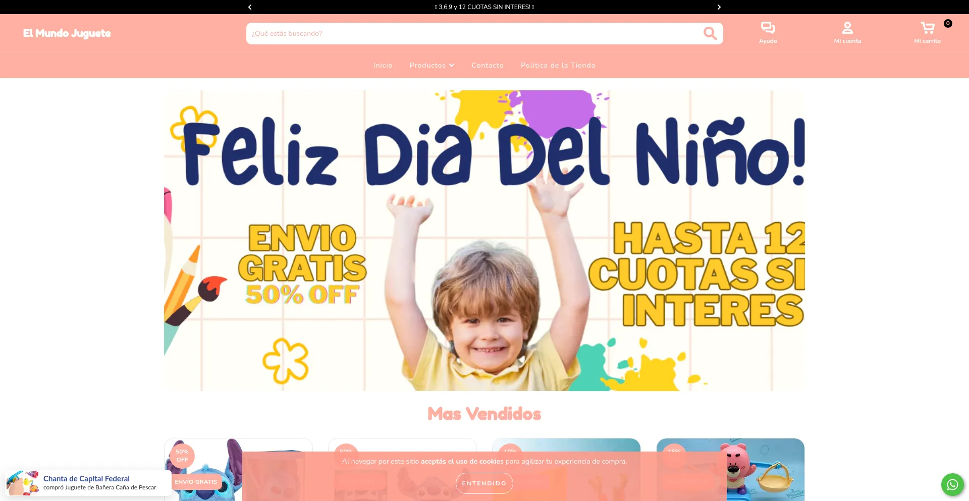 Elmundojuguete.com Screenshot