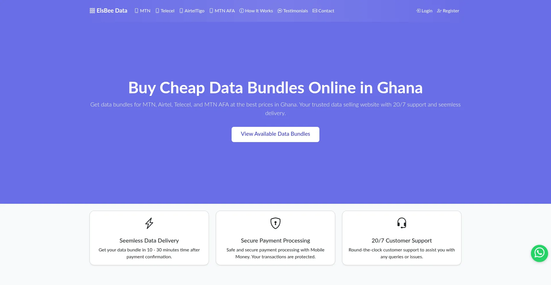 Elsbeedata.site Screenshot