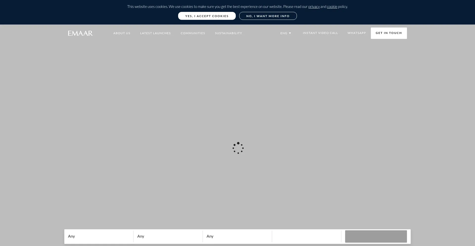 Emaar.com Screenshot