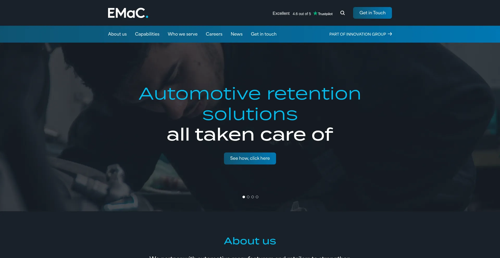 Emac.co.uk Screenshot
