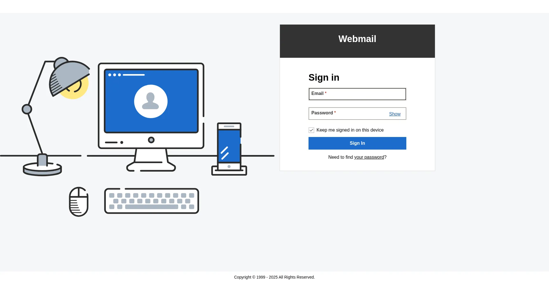 Website screenshot of Email.canadianvisa.org