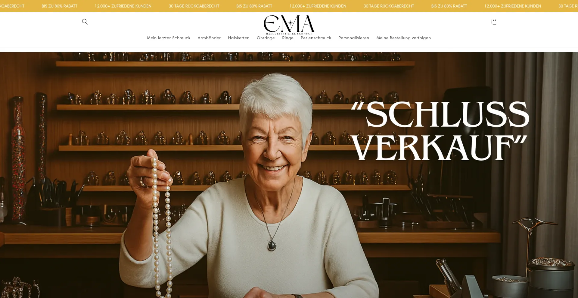 Website screenshot of Emamold.com