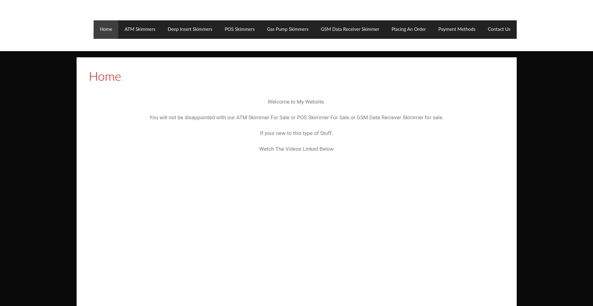 Website screenshot of Emilsinstruments.com