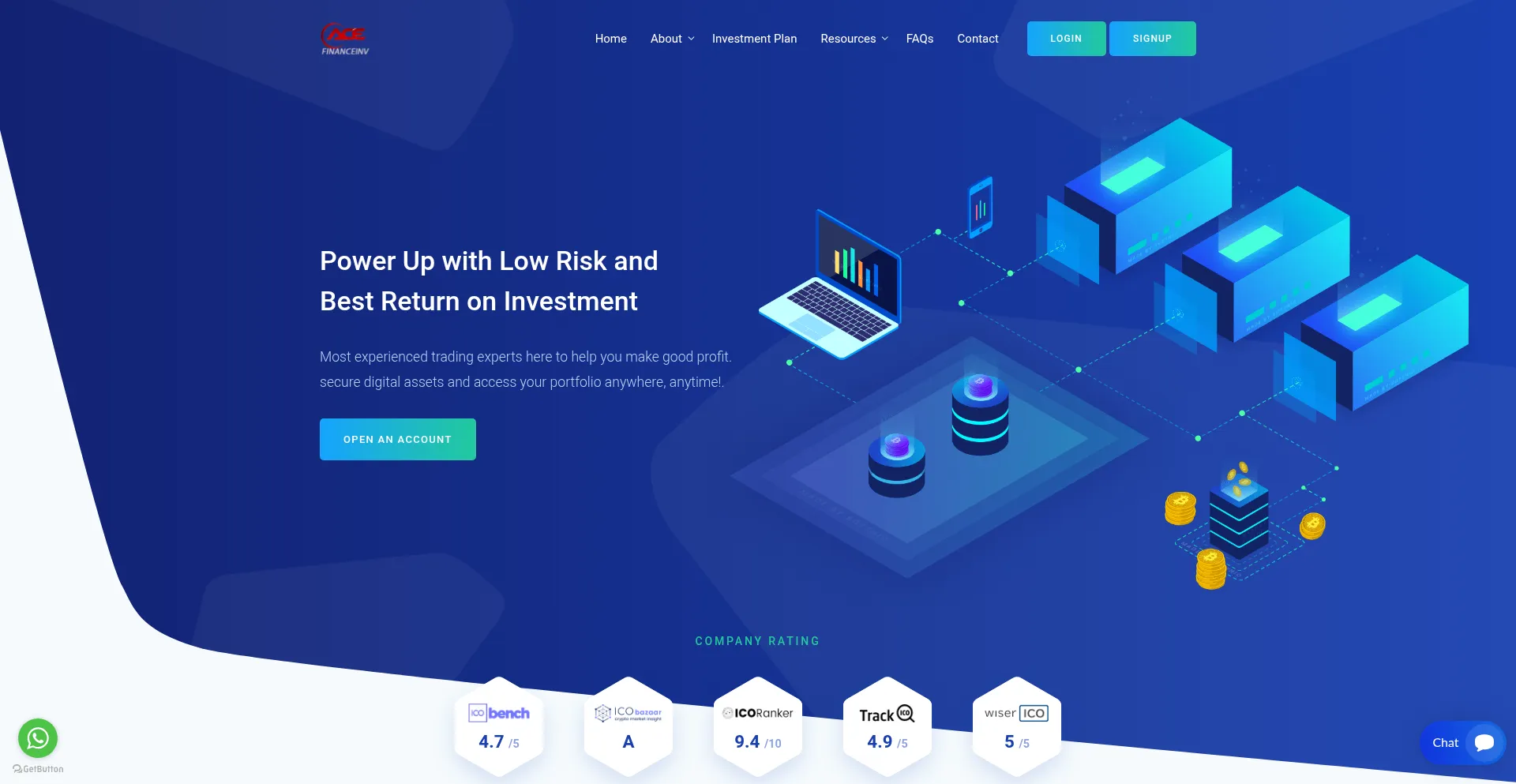 Website screenshot of Empireasst.com