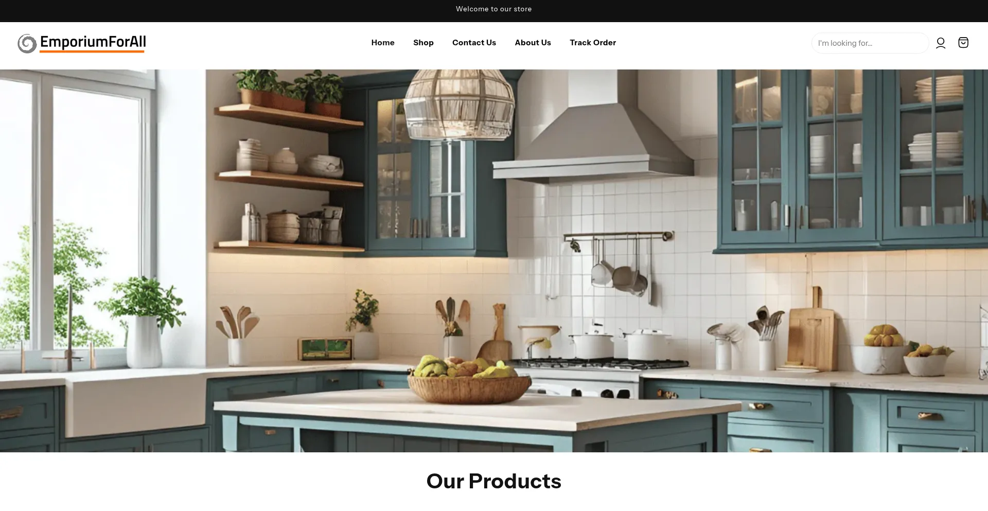 Website screenshot of Emporiumforall.com