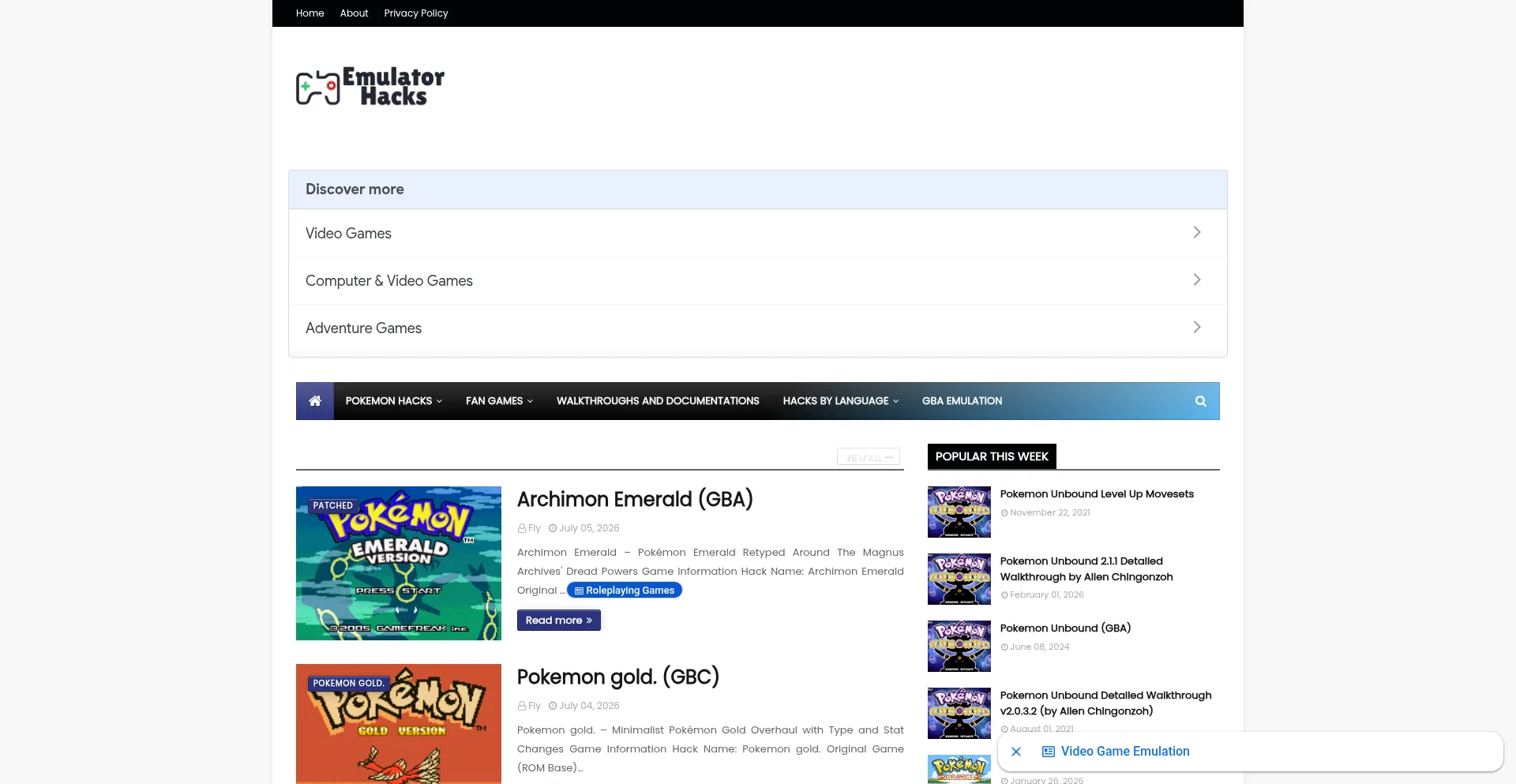 Emulatorhacks.com