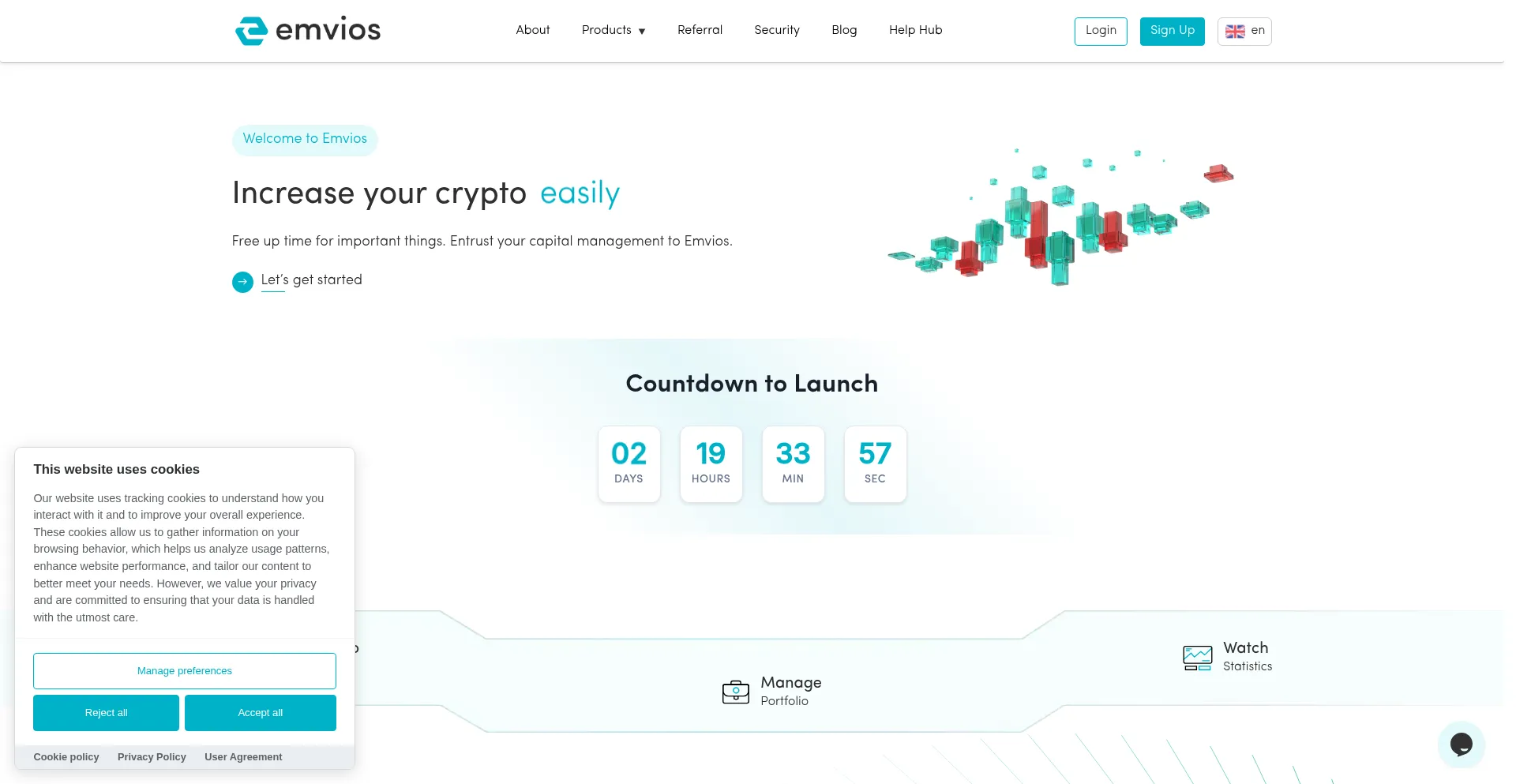 Emvios.net Screenshot