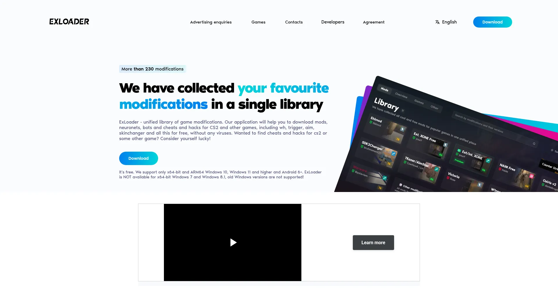 Website screenshot of En.exloader.net