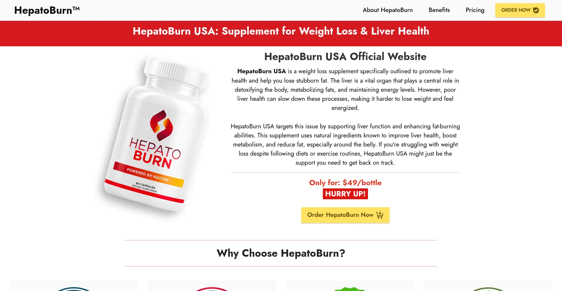 Website screenshot of En-en-hepatoburn.us
