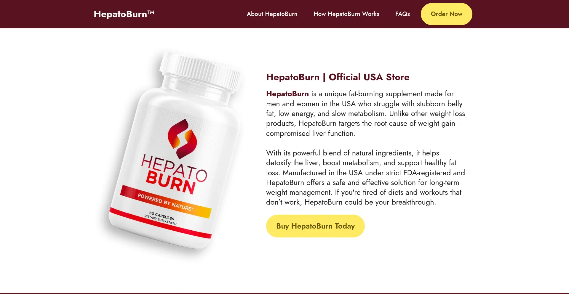 Website screenshot of En-heptoburn.com