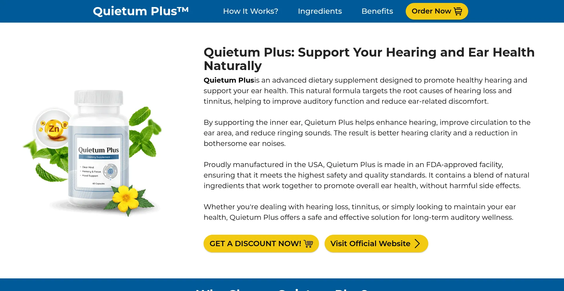 Website screenshot of En-us--quietumplus.com
