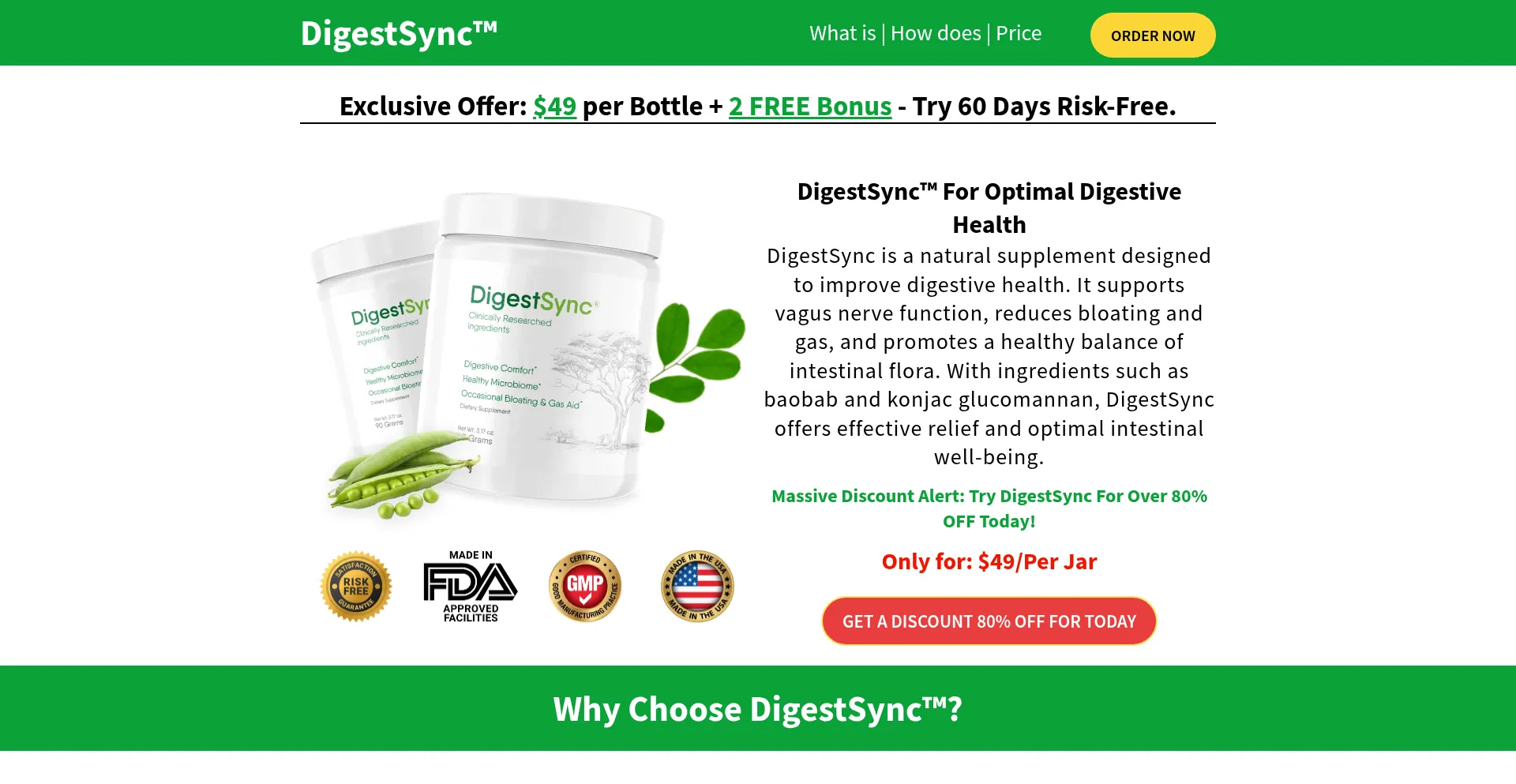 Website screenshot of En-us-digesttsync.com
