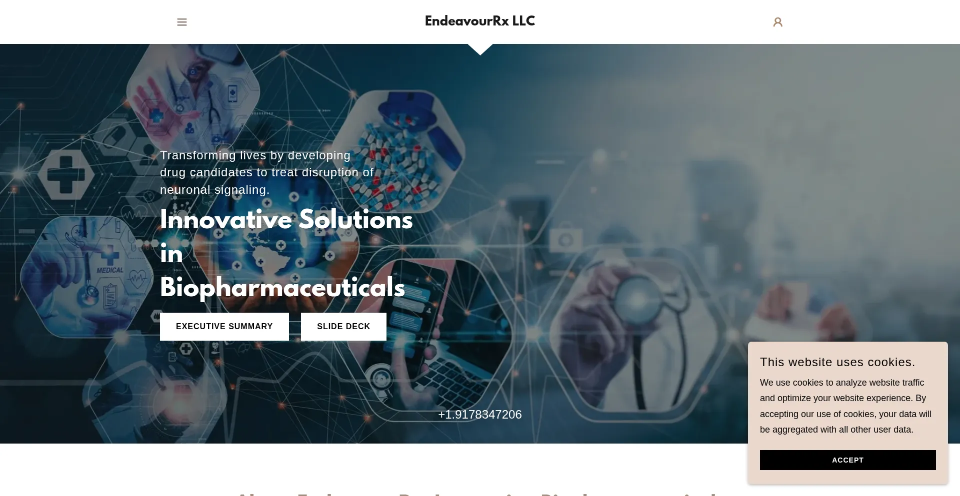 Endeavourrx.com Screenshot