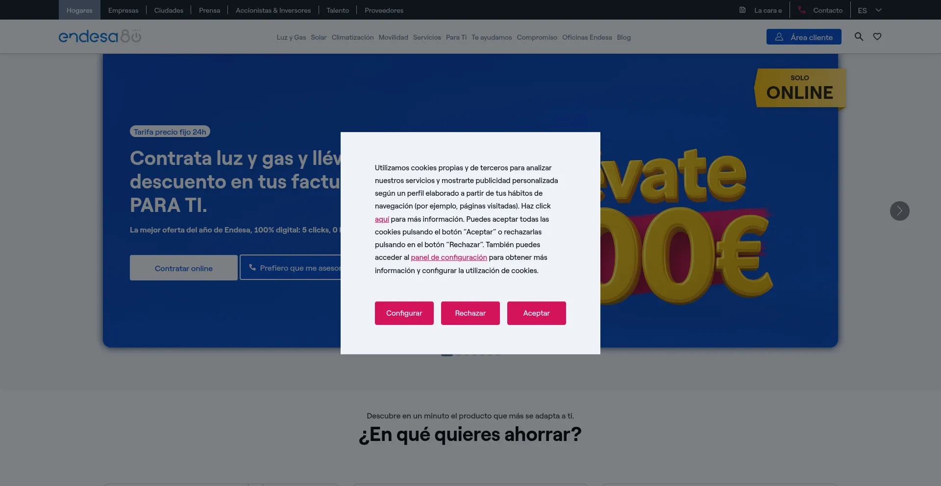 Endesaclientes.com Screenshot