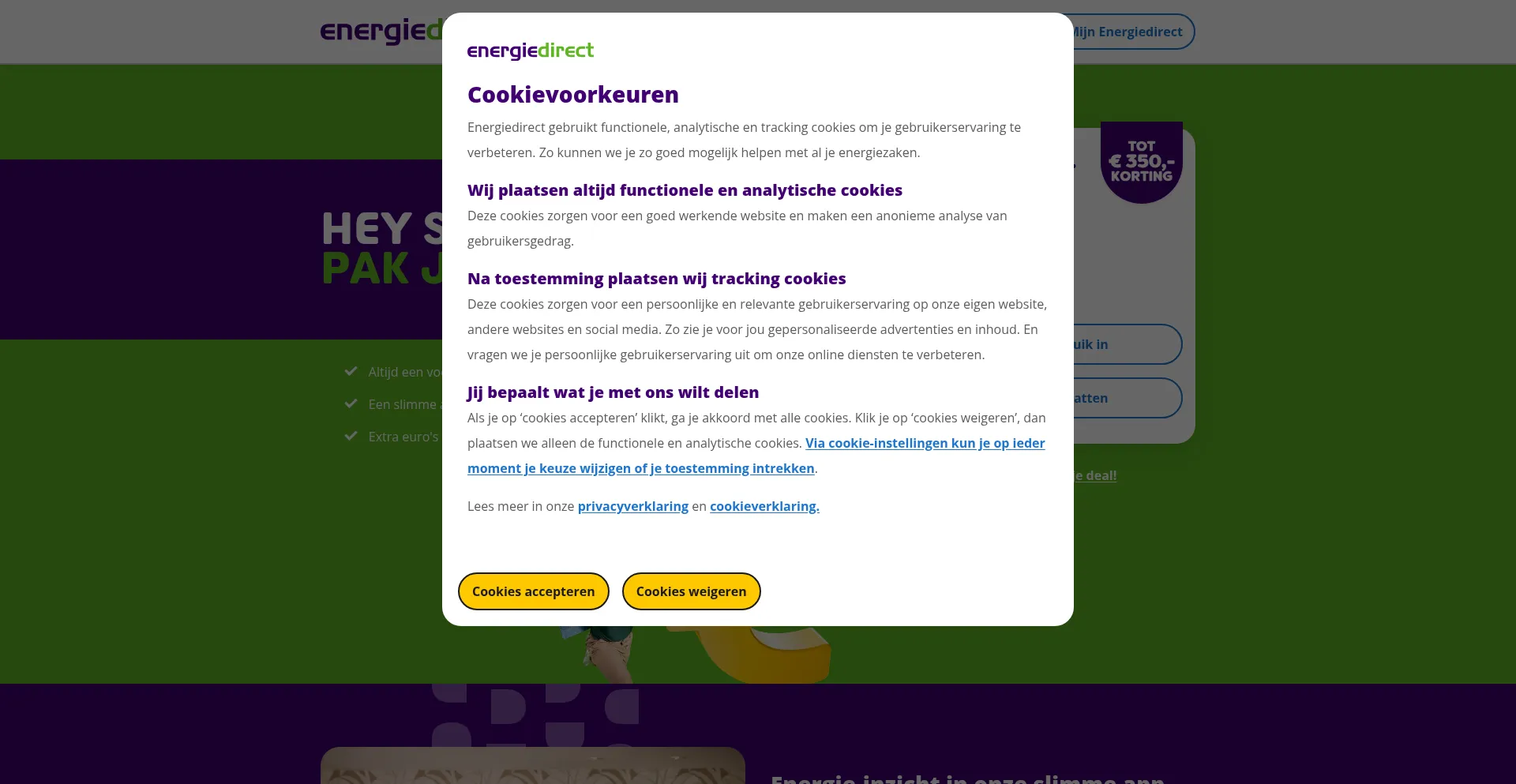 Energiedirect.nl Screenshot