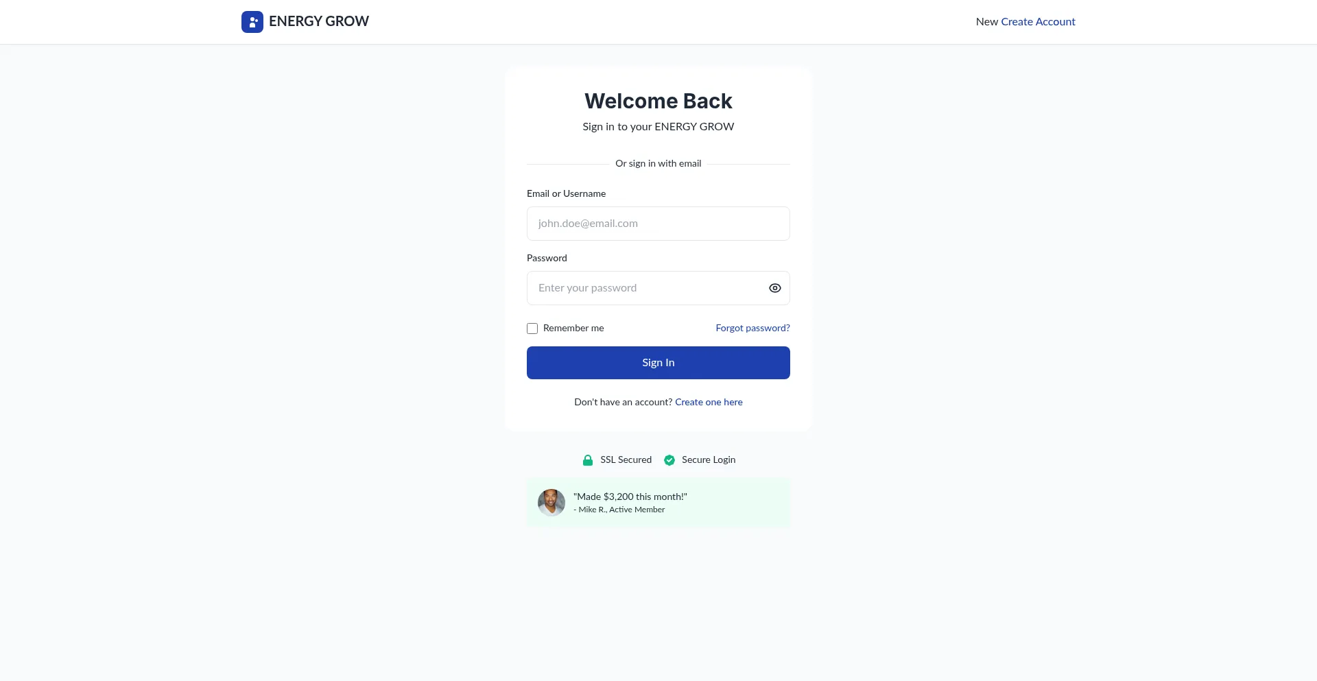 Energigrow.nxts.site Screenshot