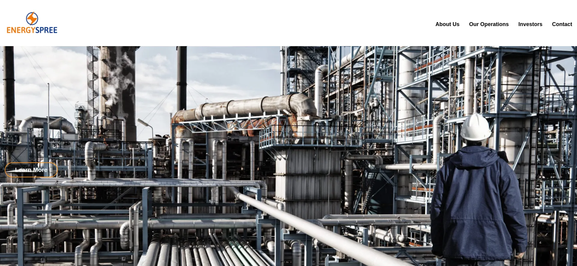 Website screenshot of Energyspree.online
