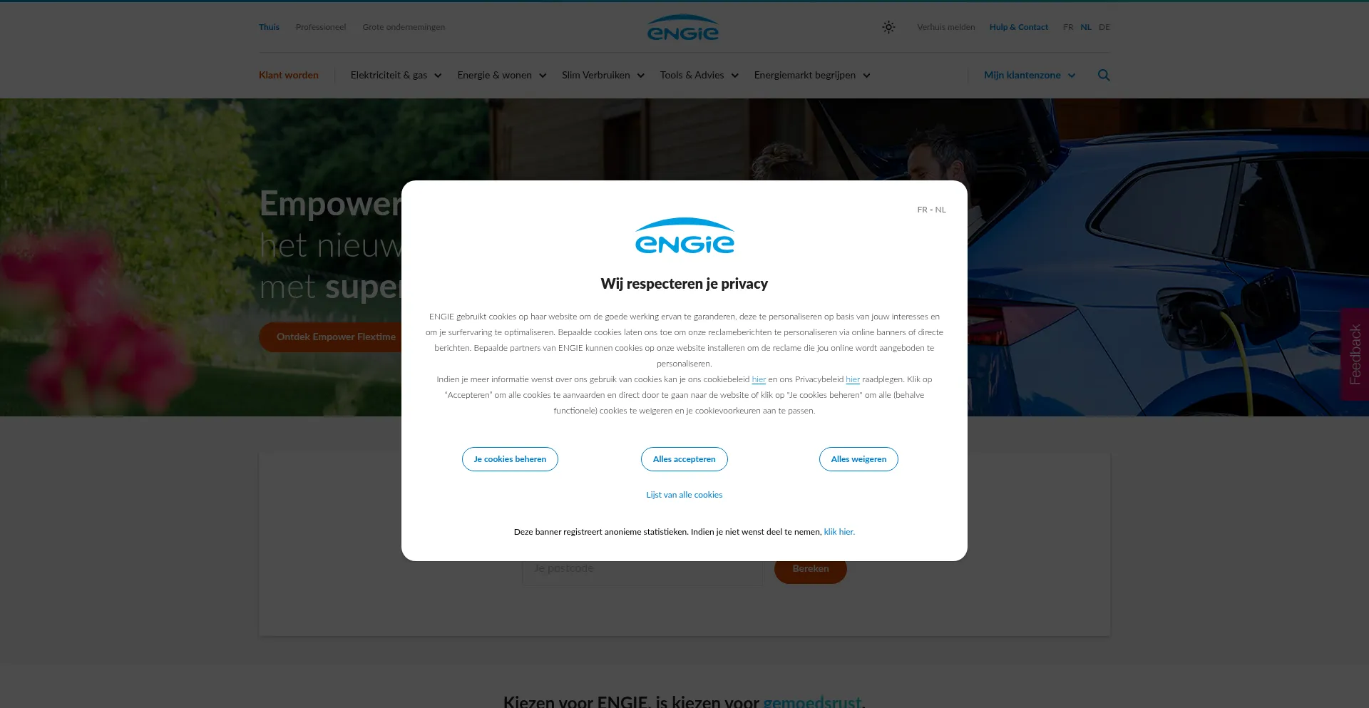 Engie.be Screenshot