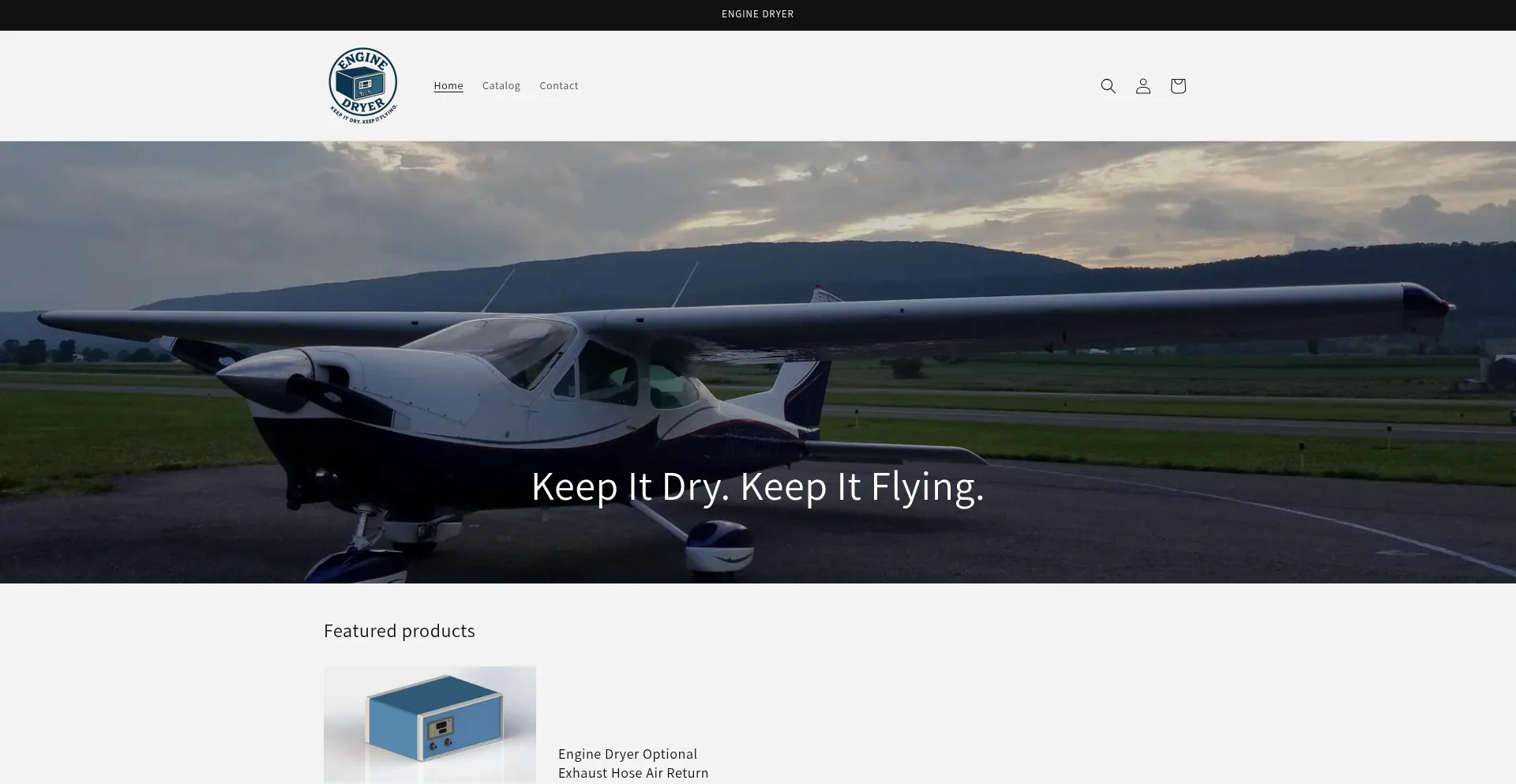 Enginedryer.com Screenshot