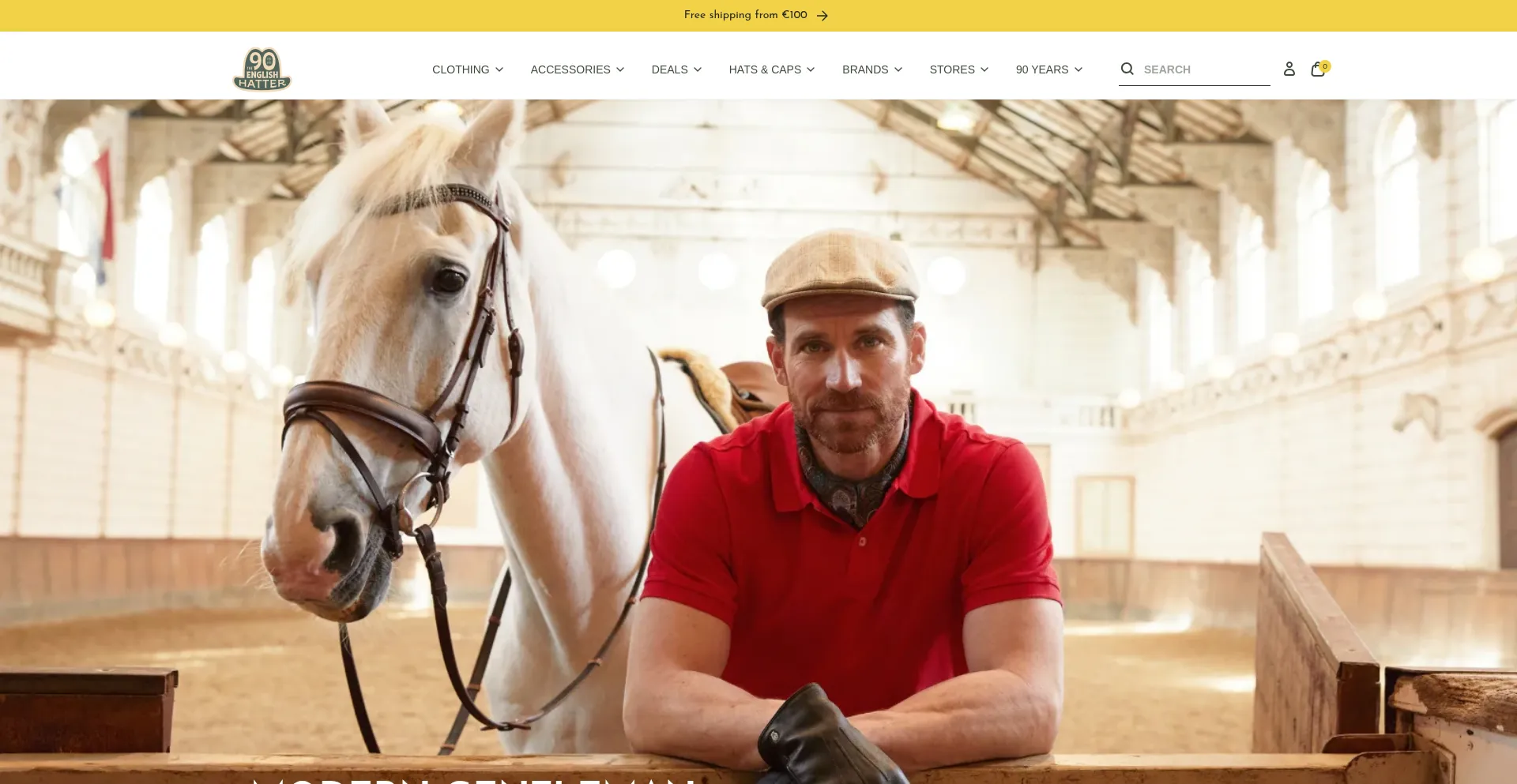 Website screenshot of English-hatter.nl