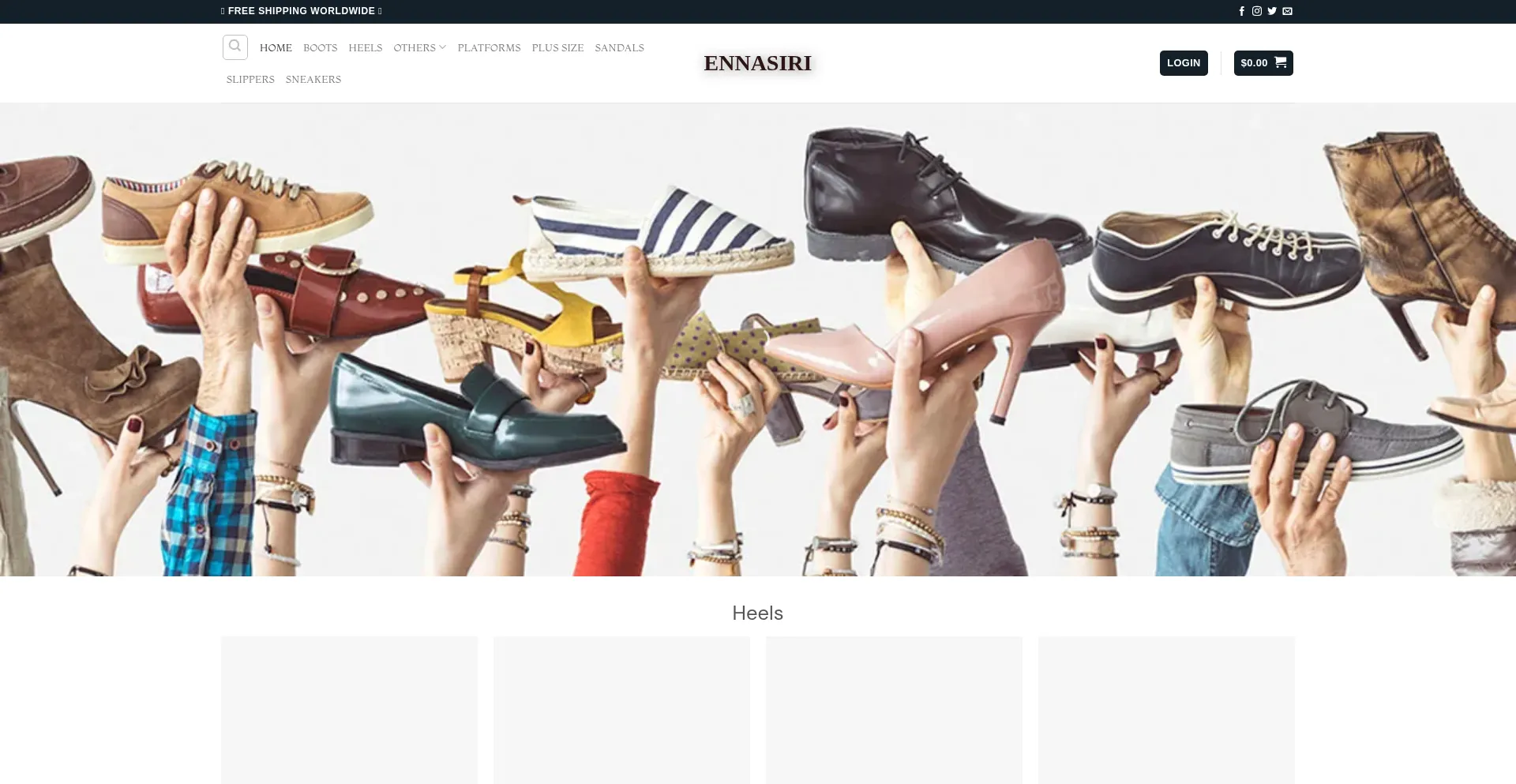 Website screenshot of Ennasiri.com